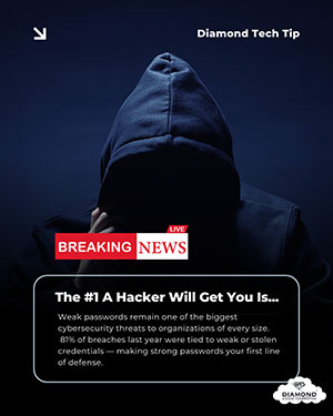Cybersecurity Tip: The #1 Way a Hacker Will Get You Is…